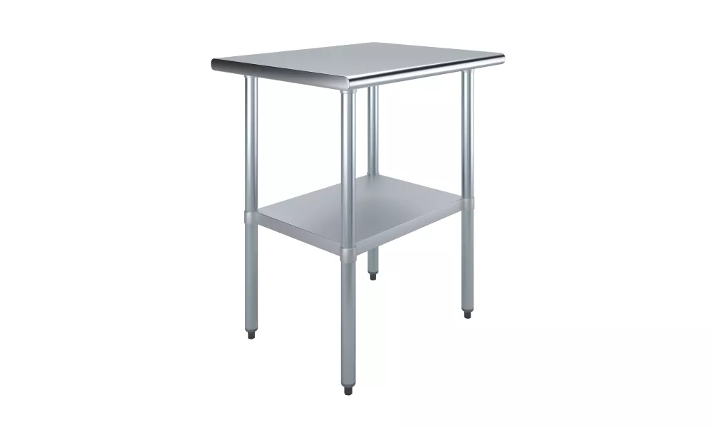 24" X 30" Stainless Steel Work Table With Undershelf