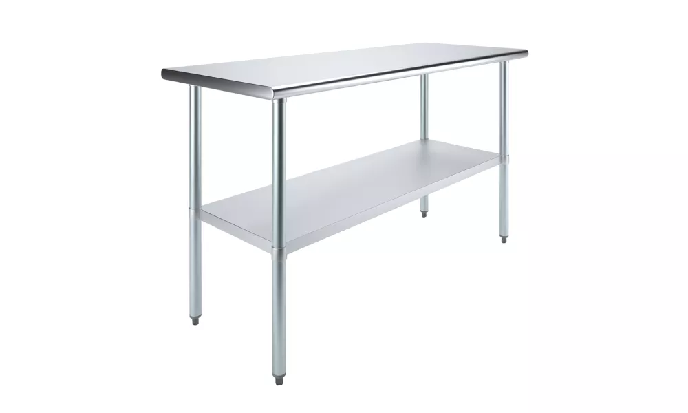 24" x 60" Stainless Steel Work Table With Bottom Shelf
