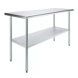 image-Stainless Steel Tables with Undershelf