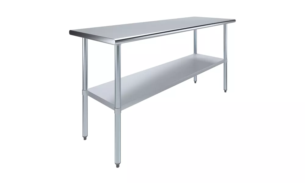 24" X 72" Stainless Steel Work Table With Undershelf