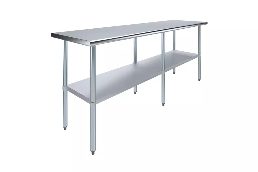 24" X 84" Stainless Steel Work Table With Undershelf