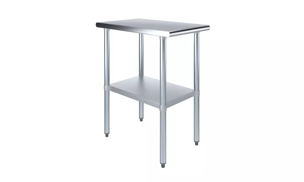 30" X 18" Stainless Steel Work Table With Undershelf