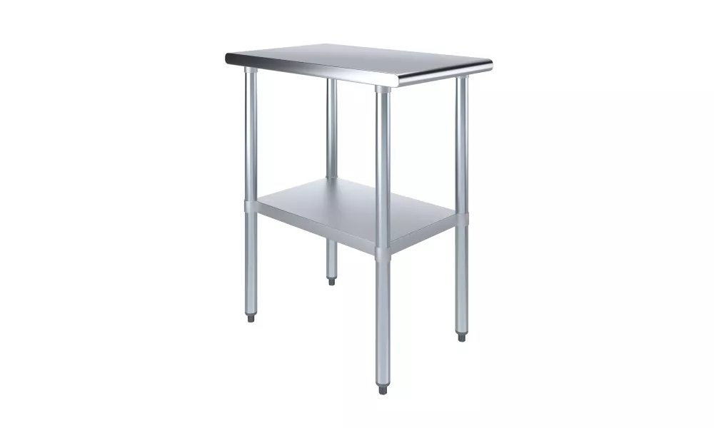 30" X 15" Stainless Steel Work Table With Undershelf