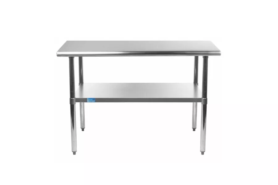 36" X 48" Stainless Steel Work Table With Undershelf