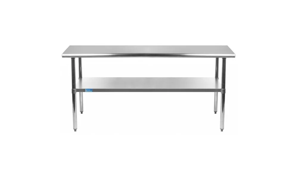 36" X 72" Stainless Steel Work Table With Undershelf