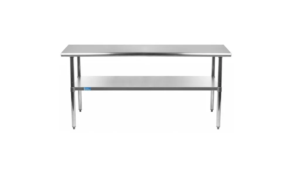 36" X 60" Stainless Steel Work Table With Undershelf