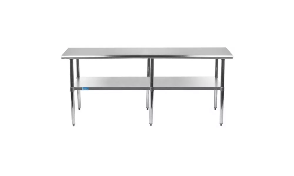 36" X 96" Stainless Steel Work Table With Undershelf