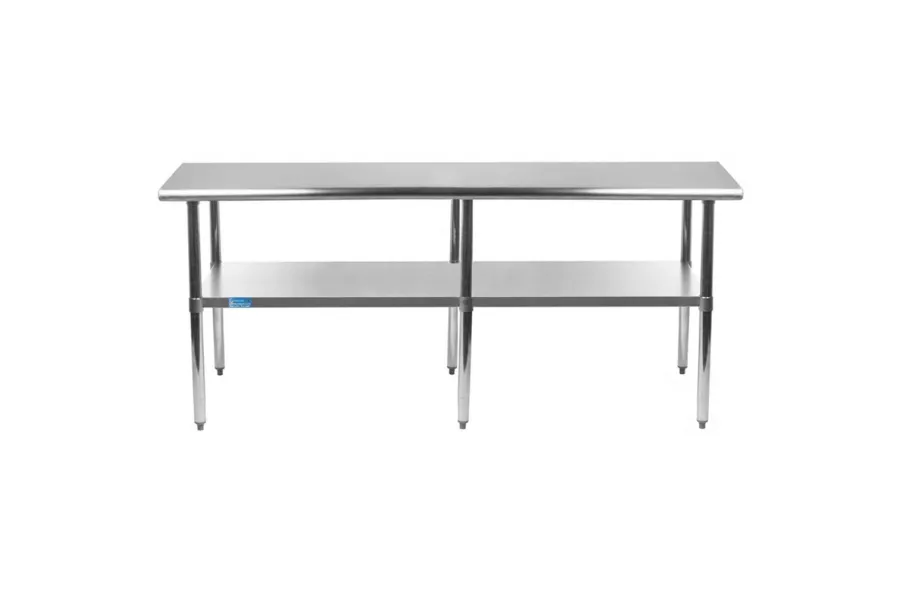 36" X 96" Stainless Steel Work Table With Undershelf