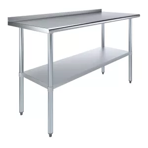 image-Work Tables With Backsplash