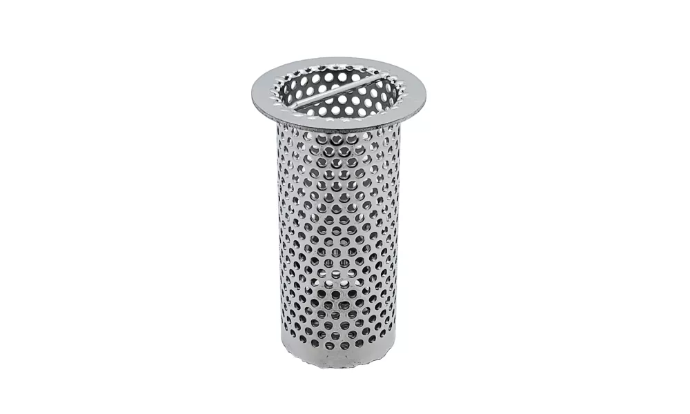 2" Diameter x 4" Tall Commercial Cylinder Floor Drain Strainer