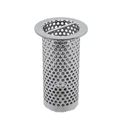 2" Diameter x 4" Tall Commercial Cylinder Floor Drain Strainer