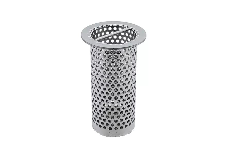 2" Diameter x 4" Tall Commercial Cylinder Floor Drain Strainer