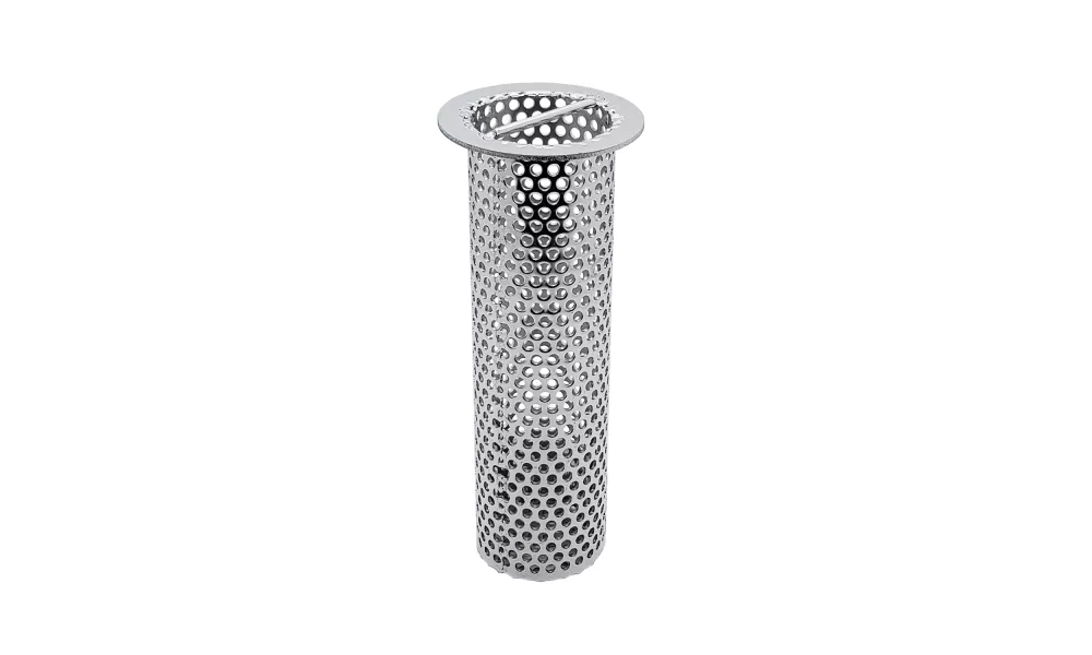 2" Diameter x 6" Tall Commercial Cylinder Floor Drain Strainer