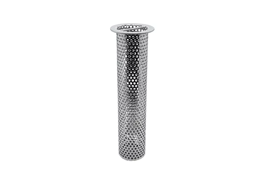 2" Diameter x 8" Tall Commercial Cylinder Floor Drain Strainer
