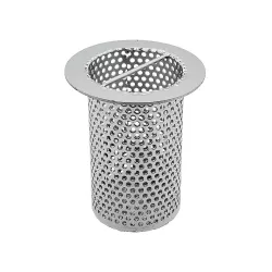3" Diameter x 4" Tall Commercial Cylinder Floor Drain Strainer