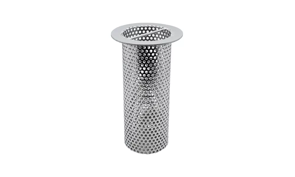 3" Diameter x 6" Tall Commercial Cylinder Floor Drain Strainer