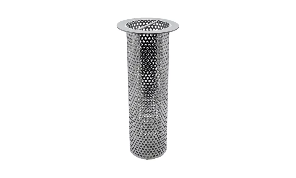 3" Diameter x 8" Tall Commercial Cylinder Floor Drain Strainer