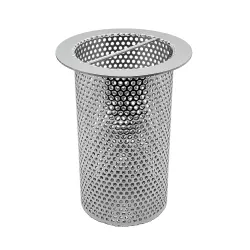 4" Diameter x 6" Tall Commercial Cylinder Floor Drain Strainer