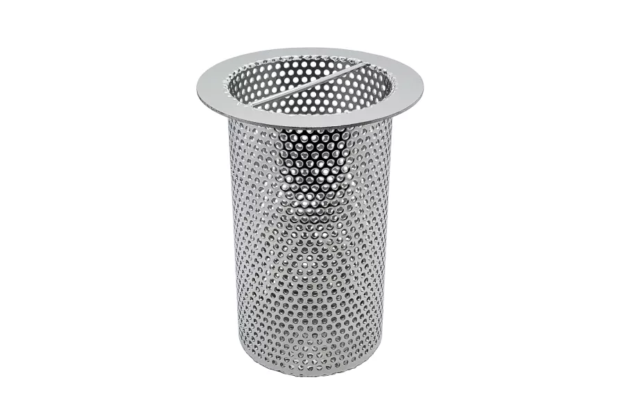 4" Diameter x 6" Tall Commercial Cylinder Floor Drain Strainer