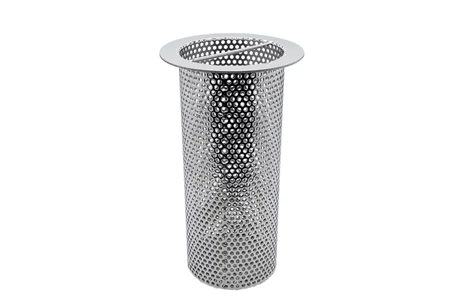 4" Diameter x 8" Tall Commercial Cylinder Floor Drain Strainer