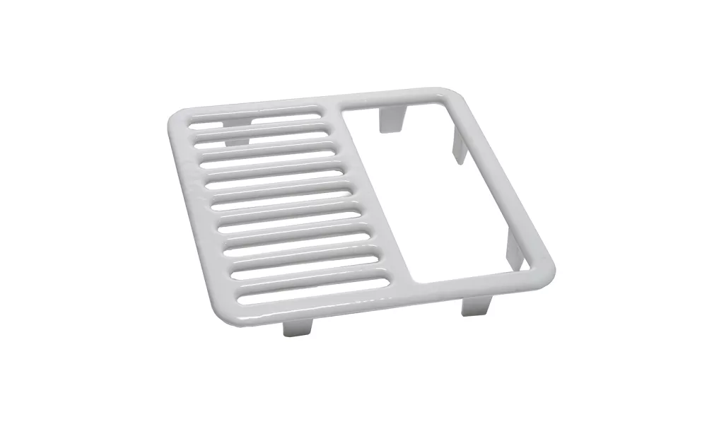 Floor Sink Top Grate 1/2 Size | 9-3/8" x 9-3/8" | Cast Iron with Ceramic Surface | Available in Full Size, Half Size, 3/4 Size