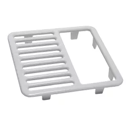 Floor Sink Top Grate 1/2 Size | 9-3/8" x 9-3/8" | Cast Iron with Ceramic Surface | Available in Full Size, Half Size, 3/4 Size