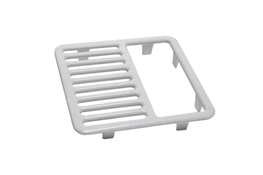 Floor Sink Top Grate 1/2 Size | 9-3/8" x 9-3/8" | Cast Iron with Ceramic Surface | Available in Full Size, Half Size, 3/4 Size