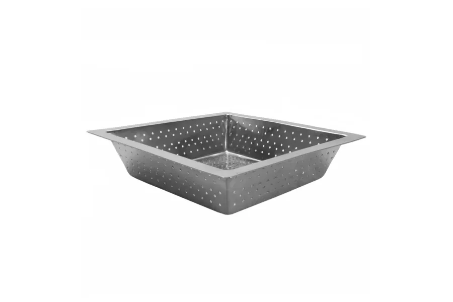 10 in. x 10 in. x 3 in. Commercial Floor Drain Strainer - Stainless Steel