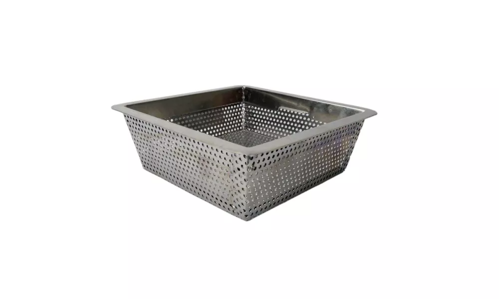 8.5" x 8.5" x 3" Commercial Floor Drain Strainer - Stainless Steel