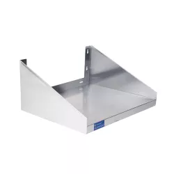 24" x 24" Stainless Steel Microwave Shelf