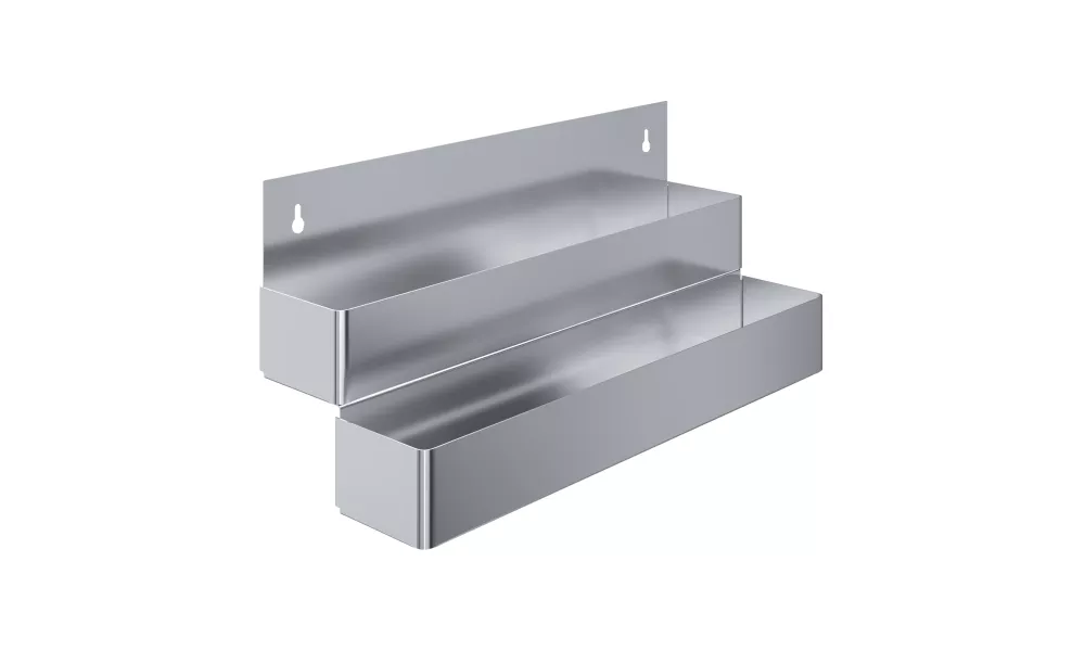 22" Double Tier Stainless Steel Speed Rail Rack