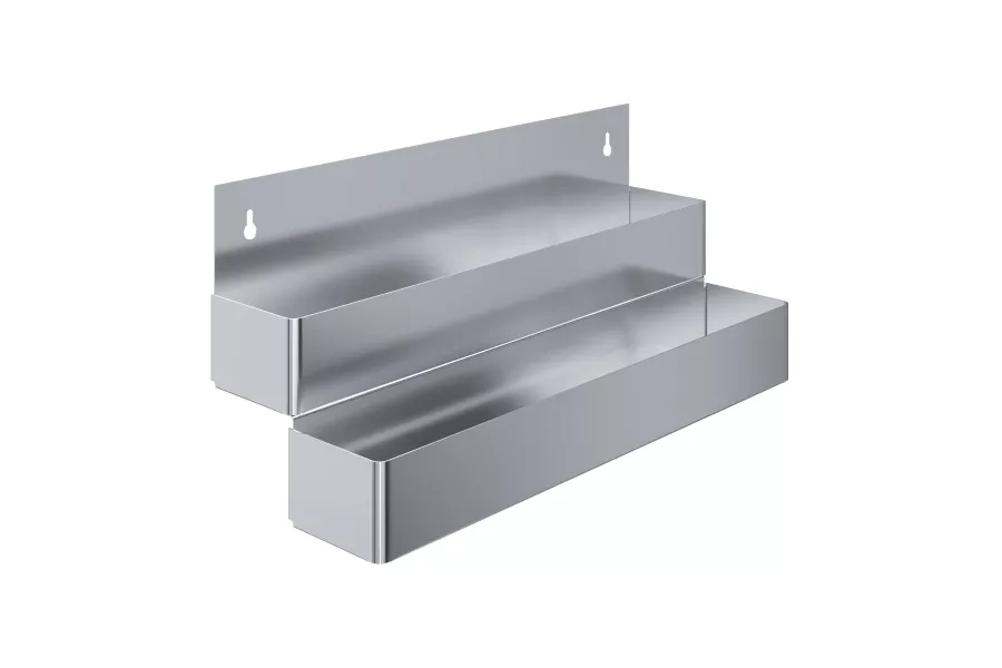 22 in. Double Tier Stainless Steel Speed Rail
