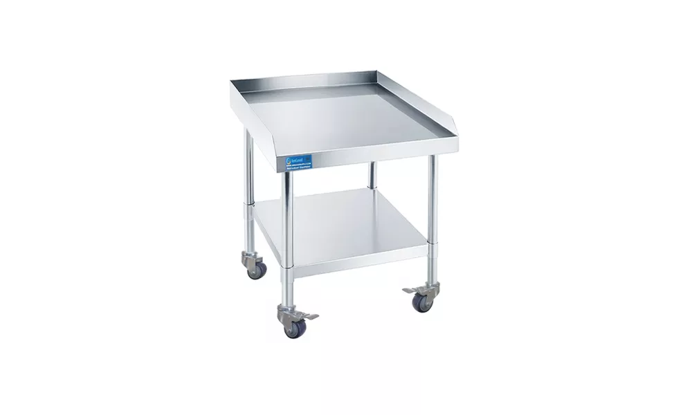 24" x 24" Stainless Steel Equipment Stands with Wheels