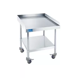 24" x 24" Stainless Steel Equipment Stands with Wheels