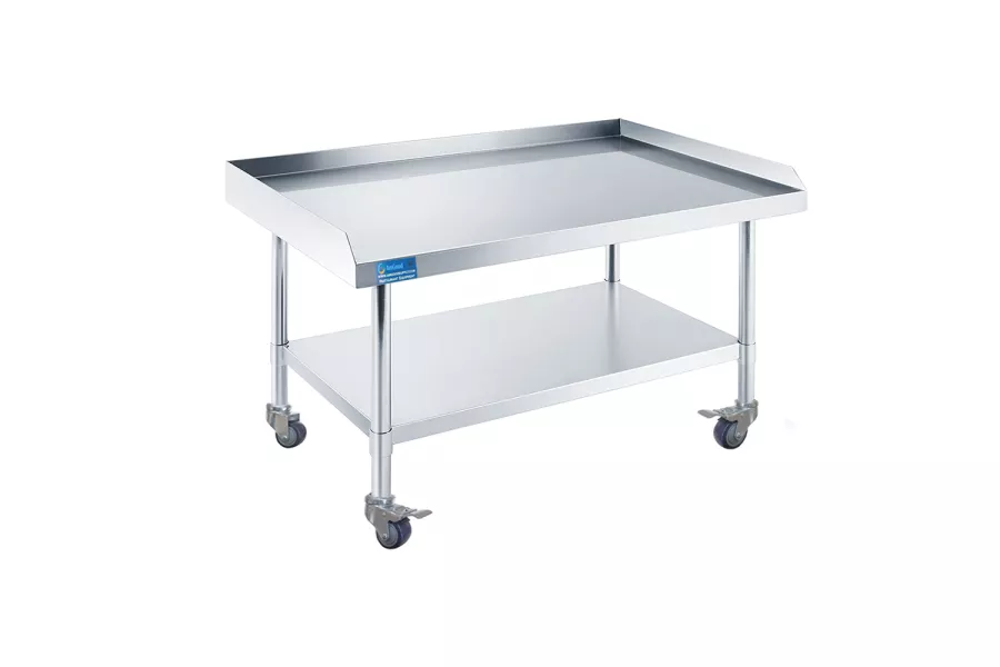 24" x 36" Stainless Steel Equipment Stands with Wheels