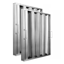 20" Width x 25" Height x 2" Thickness Stainless Steel Hood Filter (Pack of 2)
