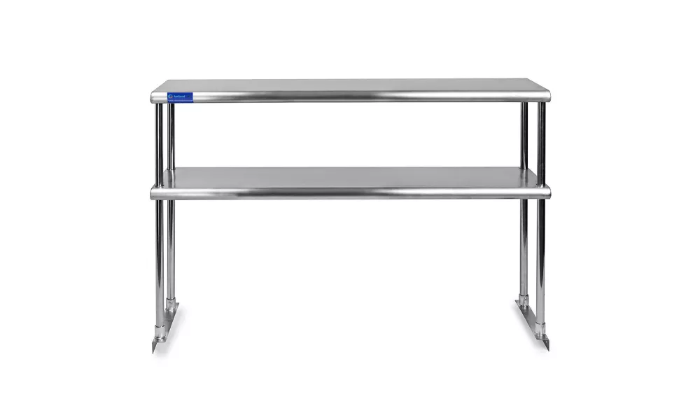 12" X 48" Stainless Steel Double-Tier Shelf
