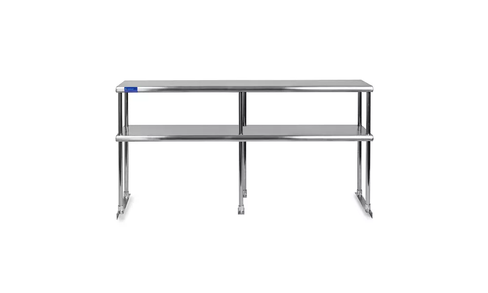 12" X 96" Stainless Steel Double-Tier Shelf