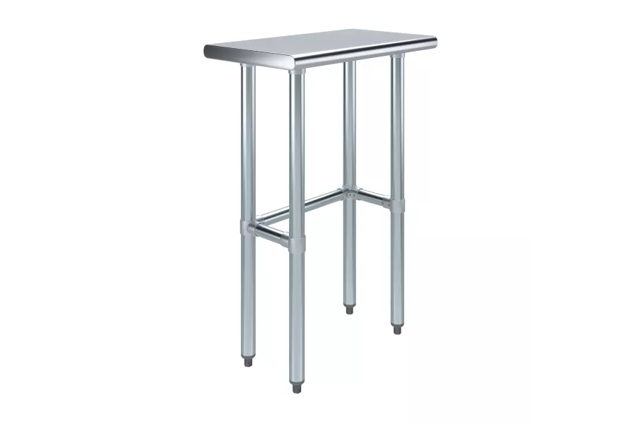 14 in. x 24 in. Open Base Stainless Steel Work Table 
