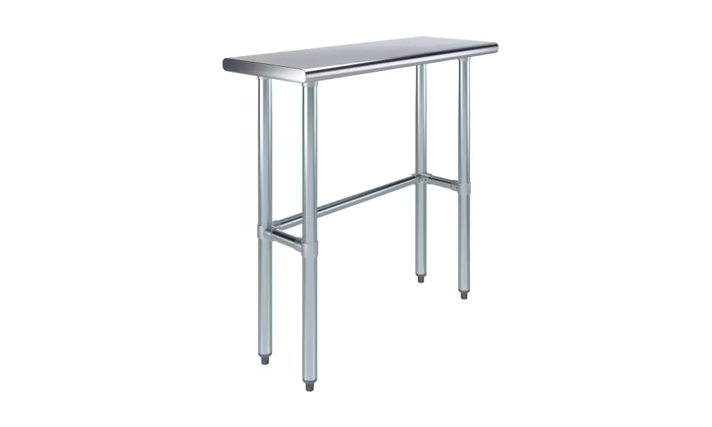 14 in. x 36 in. Stainless Steel Work Table With Open Base