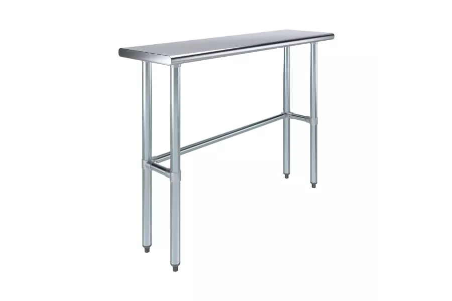 14 in. x 48 in. Open Base Stainless Steel Work Table 