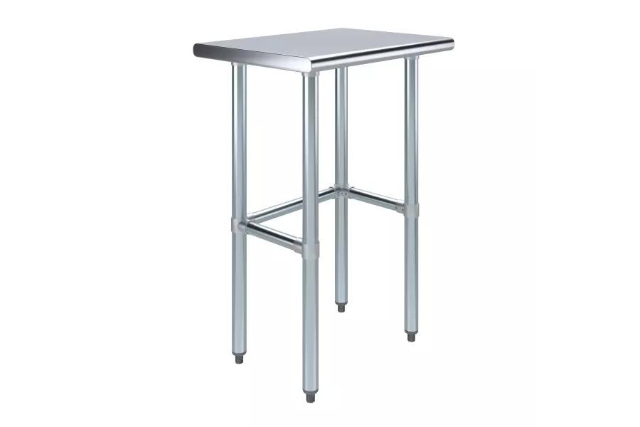 18 in. x 24 in. Open Base Stainless Steel Work Table 